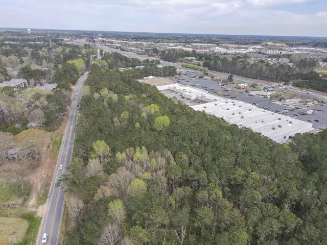 a view of city and mountain