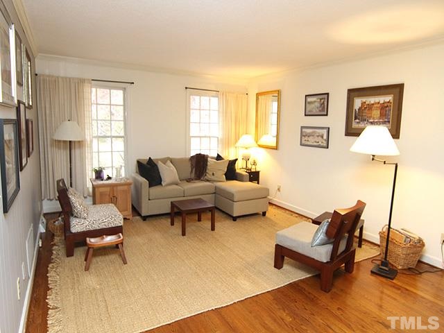 1605 Westhaven Drive Raleigh, NC 27607 - Photo 12 of 23 a living room with furniture and a window