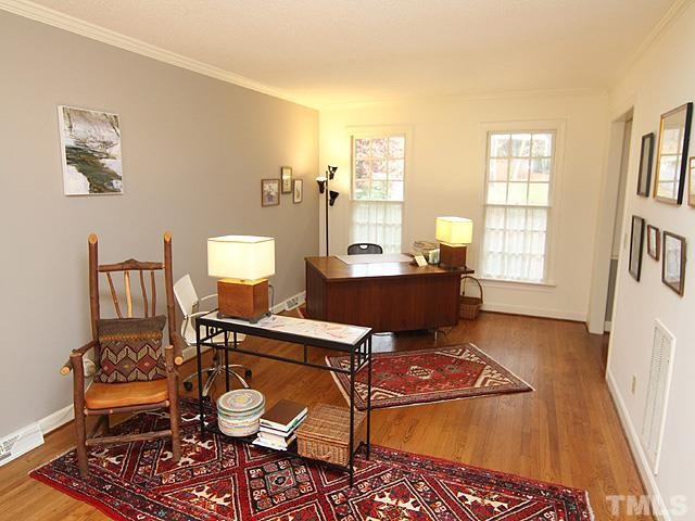 1605 Westhaven Drive Raleigh, NC 27607 - Photo 5 of 23 a living room with furniture and a window