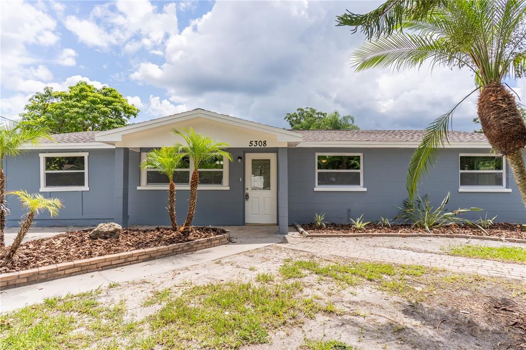 5308 David Street Lakeland, FL 33813 - Photo 1 of 1 a front view of house with yard