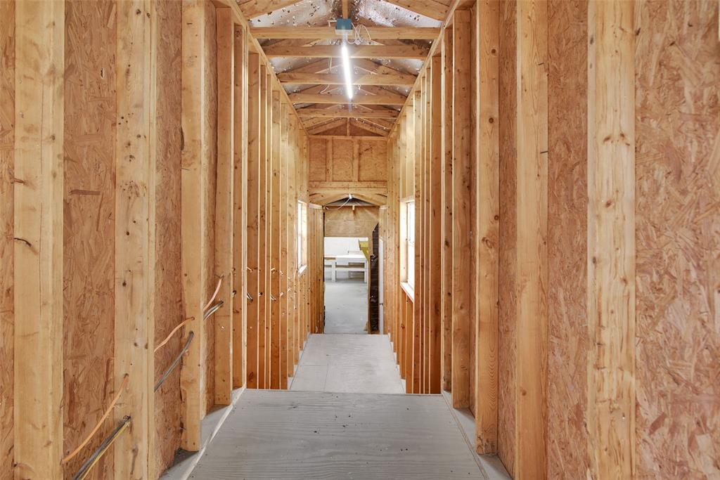 404 North Blanton Whitewright, TX 75491 - Photo 26 of 34 a view of a hallway with wooden door