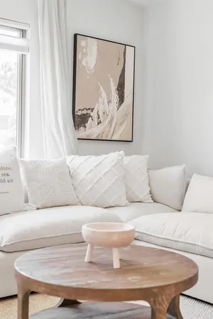 a living room with a couch