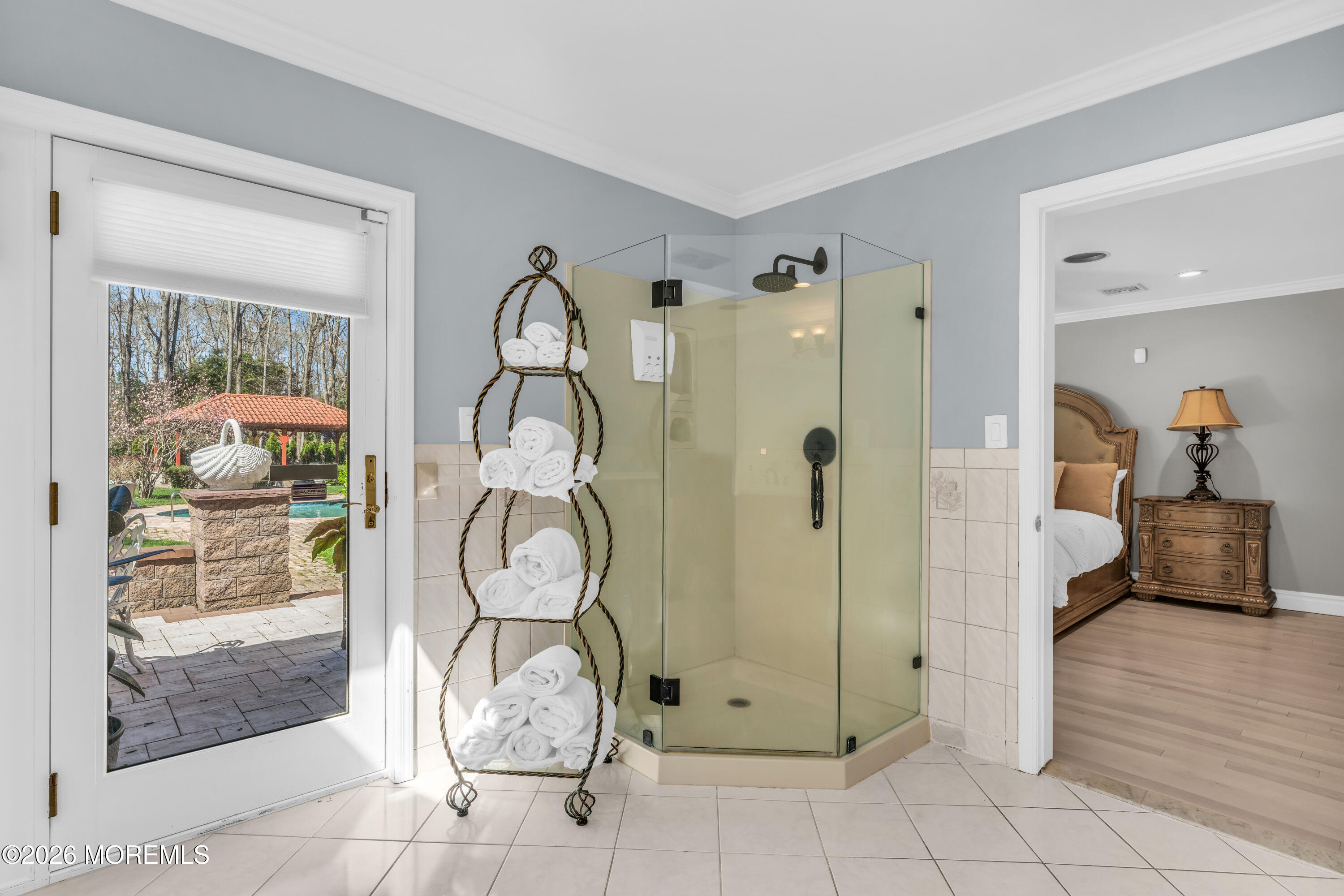 12 Red Fox Run Manalapan, NJ 07726 - Photo 26 of 57 a view of a room with wooden floor and bathroom
