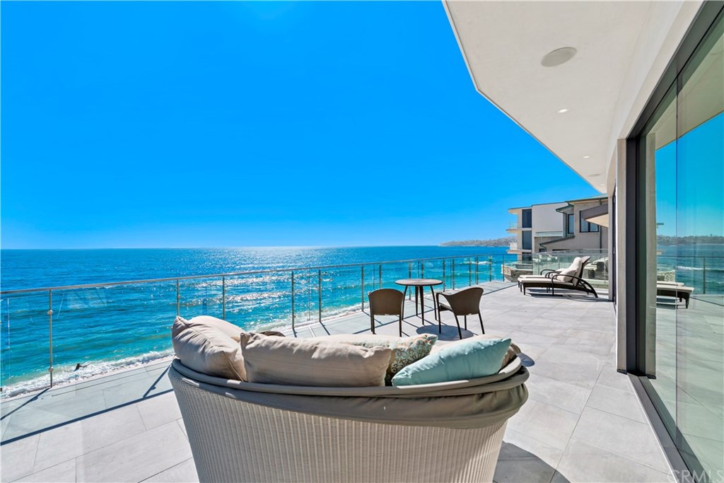 992 Ocean Front Laguna Beach, CA 92651 - Photo 13 of 33 Ocean view deck off of master bedroom.