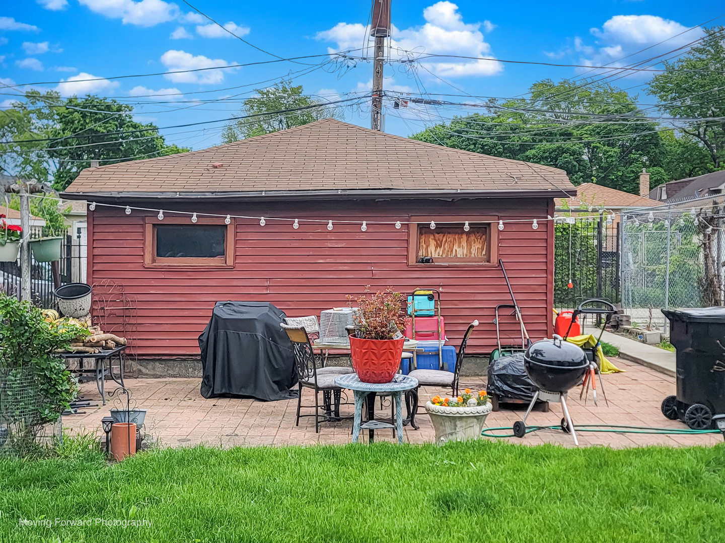 8213 South Indiana Avenue Chicago, IL 60619 - Photo 4 of 25 a backyard of a house with outdoor seating