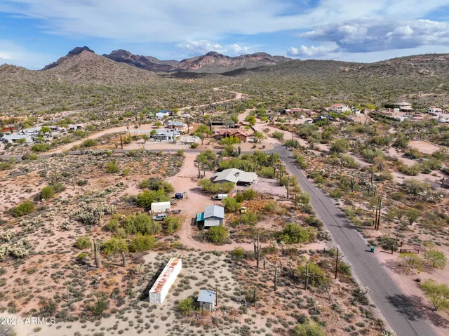 a view of city and mountain