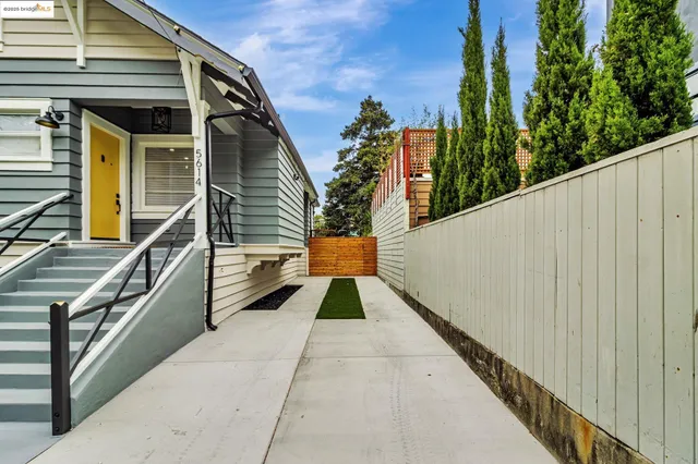 a view of balcony with furniture