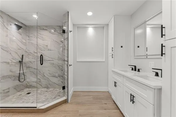 a view of a storage & utility room with closet