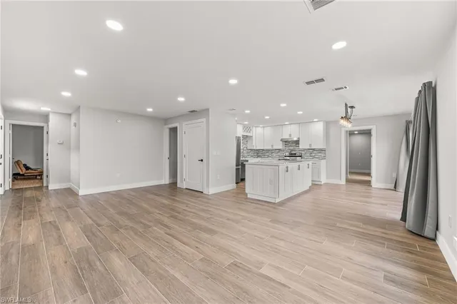 a view of an front door