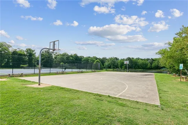 a view of a basket ball ground
