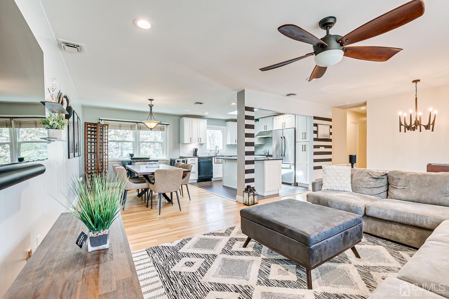 20 Homestead Road Metuchen, NJ 08840 - Photo 14 of 49 a living room with furniture and a wooden floor