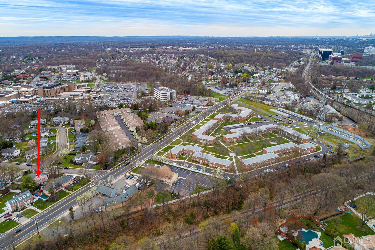 20 Homestead Road Metuchen, NJ 08840 - Photo 46 of 49 an aerial view of residential houses with outdoor space
