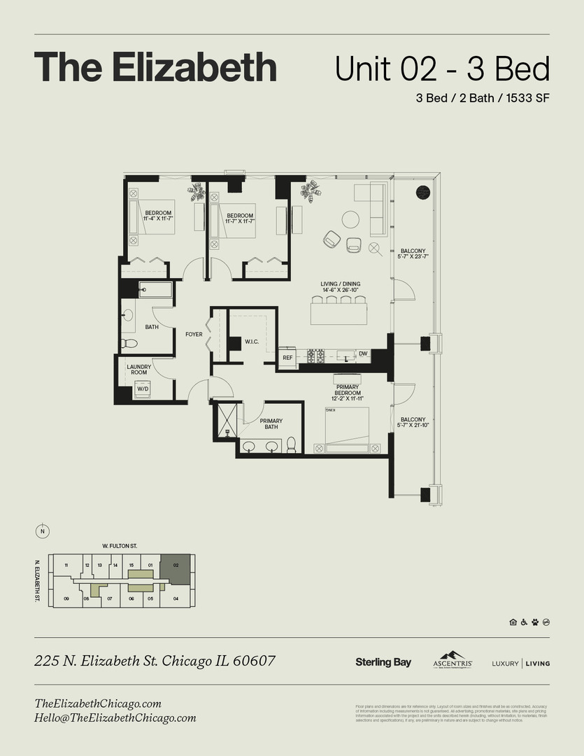 225 North Elizabeth Street, Unit 2502 Chicago, IL 60607 - Photo 28 of 28