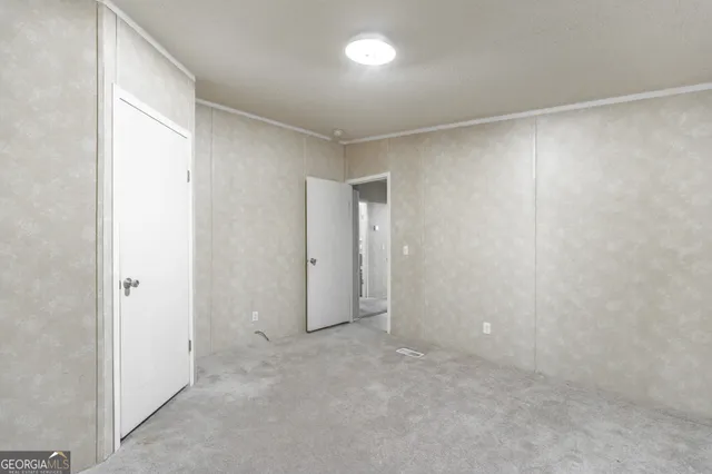 a room with storage and utility