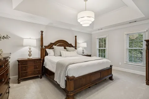 a bathroom with a shower curtain and a bathtub