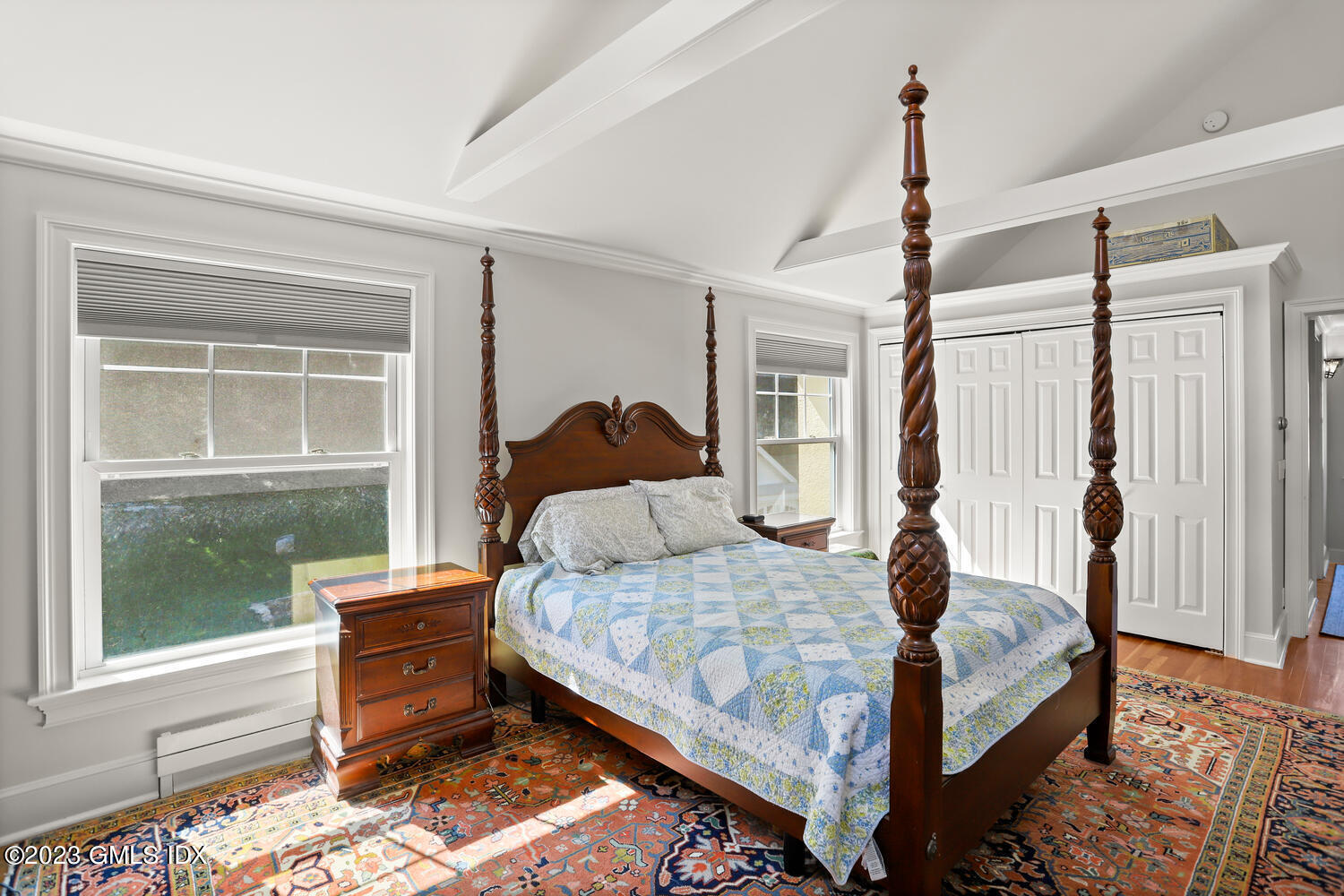 30 Sinawoy Road Cos Cob, CT 06807 - Photo 13 of 21 a bedroom with a bed window and outdoor view
