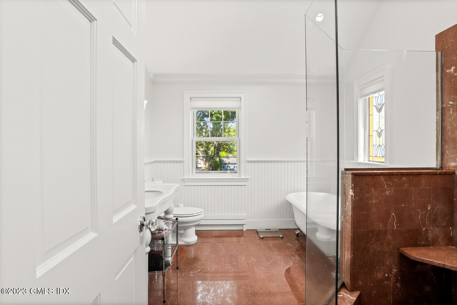 30 Sinawoy Road Cos Cob, CT 06807 - Photo 15 of 21 a bath room with a sink and a bath tub