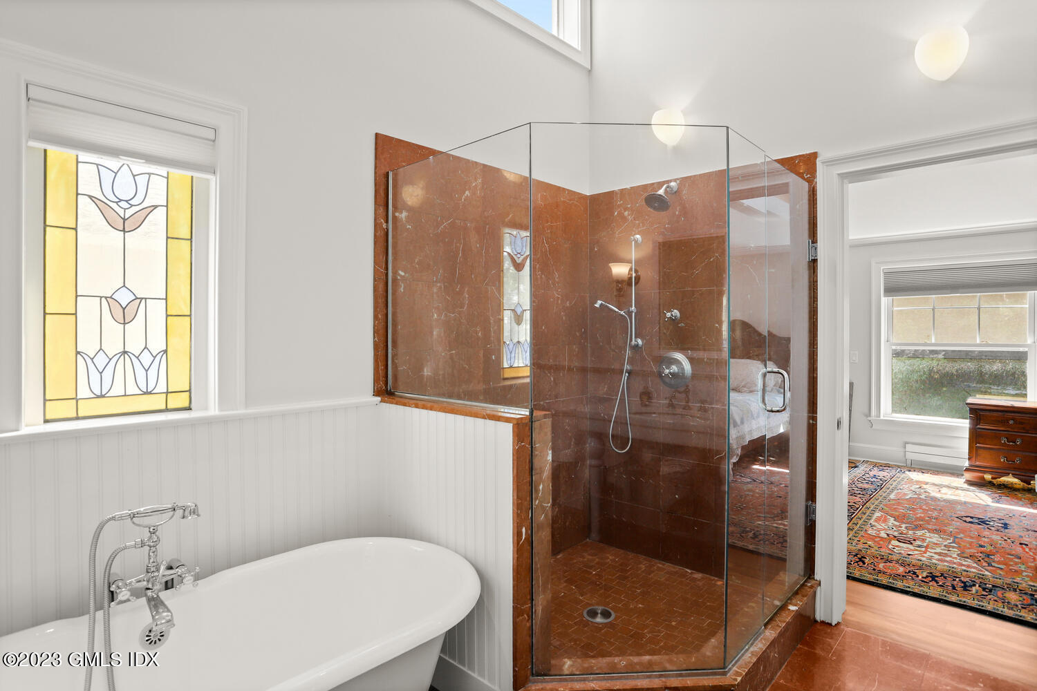30 Sinawoy Road Cos Cob, CT 06807 - Photo 16 of 21 a bathroom with a toilet and a shower