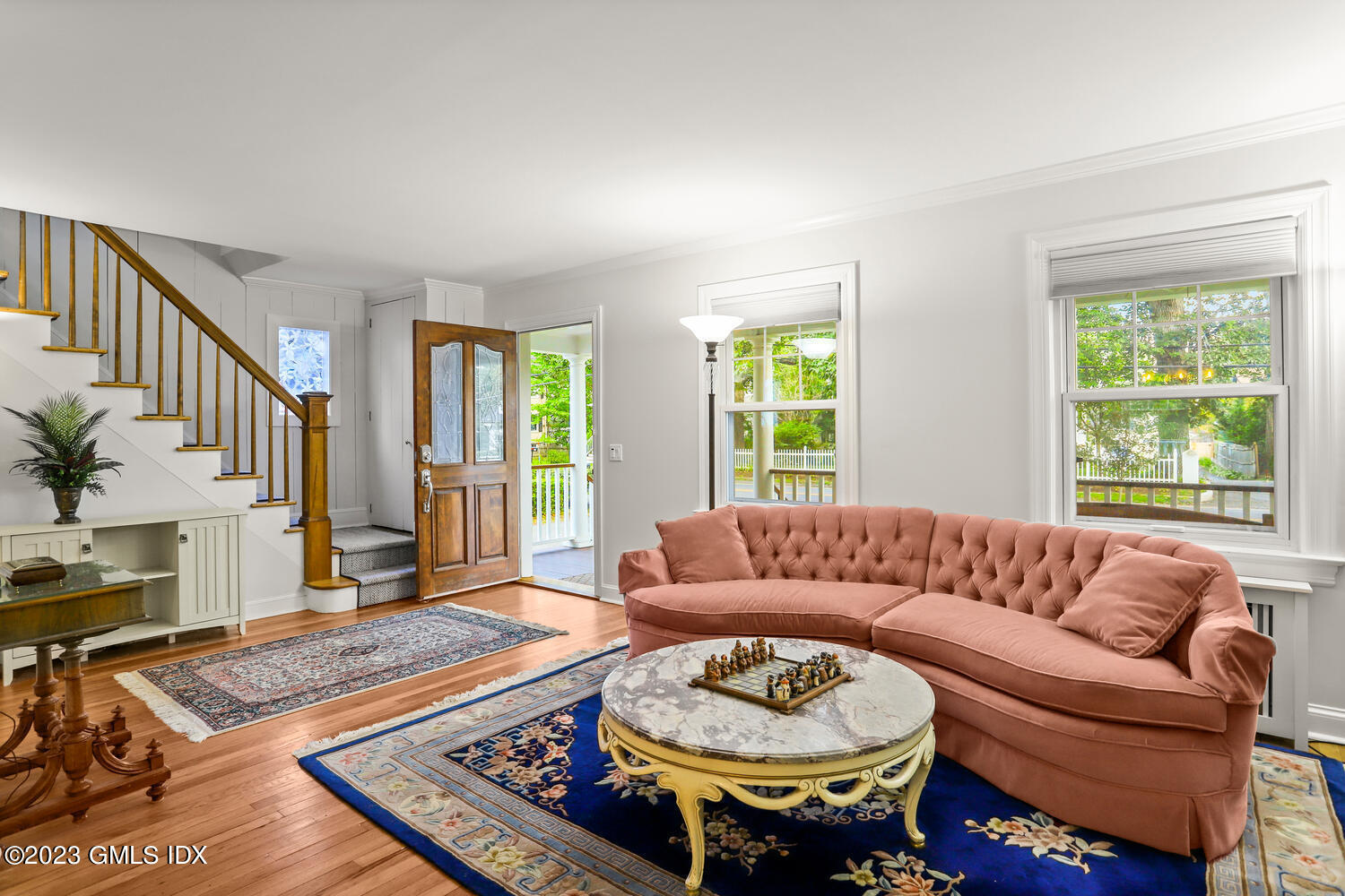 30 Sinawoy Road Cos Cob, CT 06807 - Photo 3 of 21 a living room with furniture and a large window