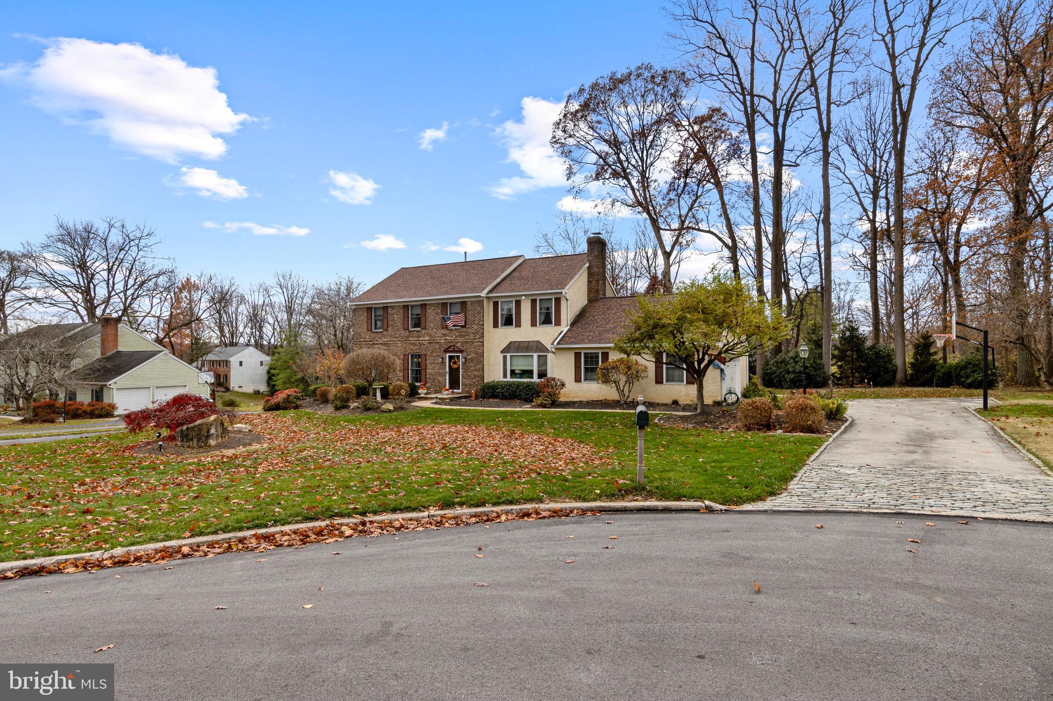 1586 Salomon Lane Chesterbrook, PA 19087 - Photo 45 of 47 a front view of a house with garden