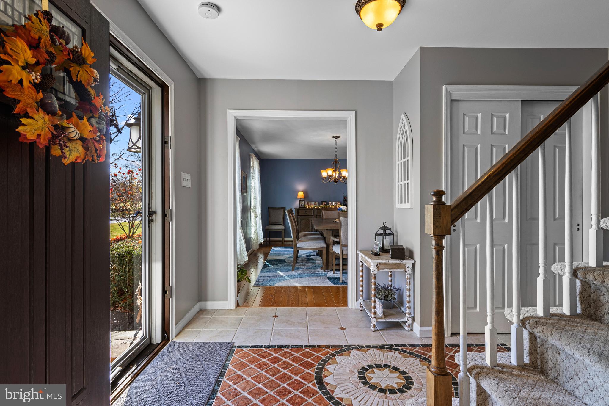 1586 Salomon Lane Chesterbrook, PA 19087 - Photo 7 of 47 a view of living room kitchen and entryway