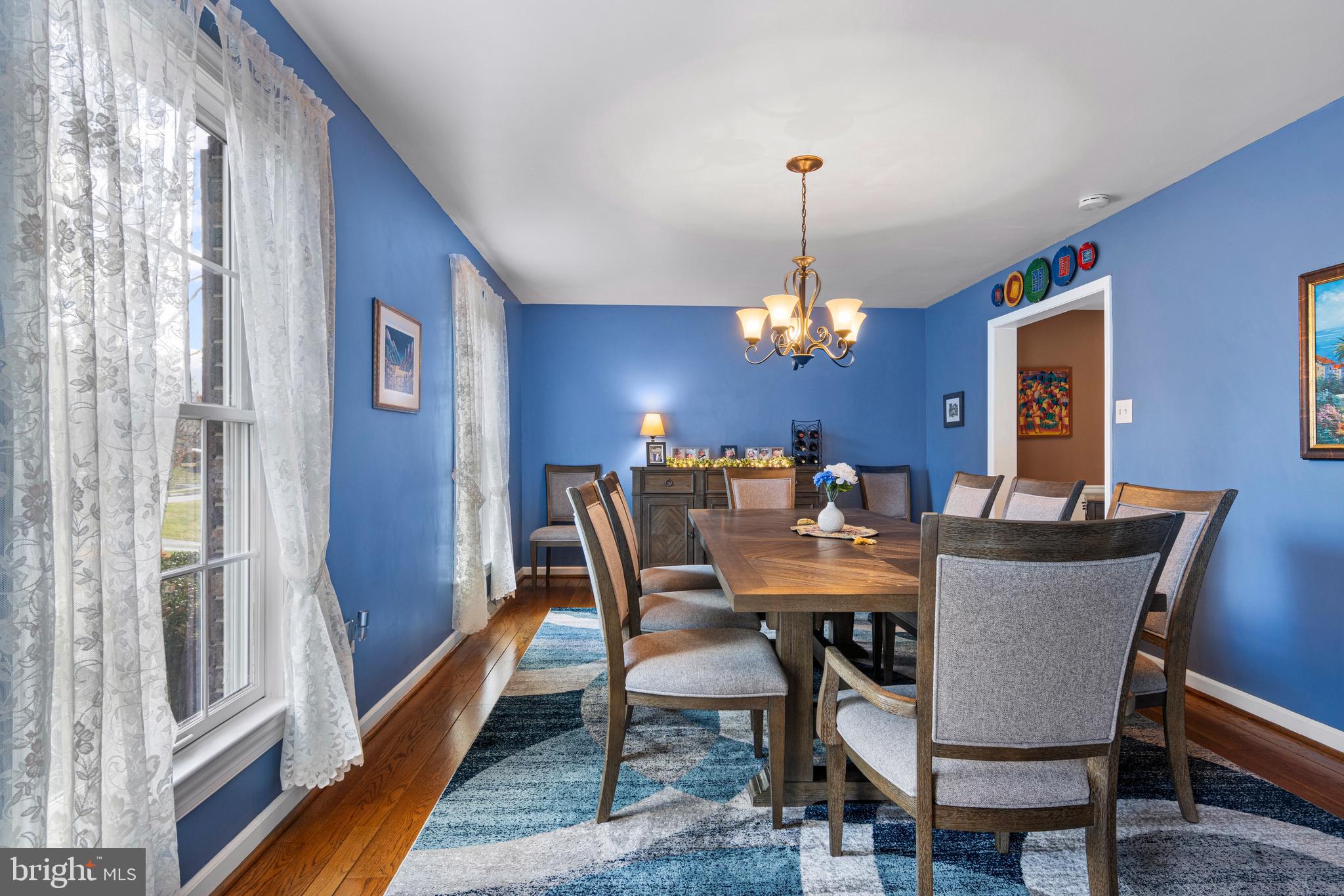 1586 Salomon Lane Chesterbrook, PA 19087 - Photo 9 of 47 a view of a dining room with furniture window and wooden floor
