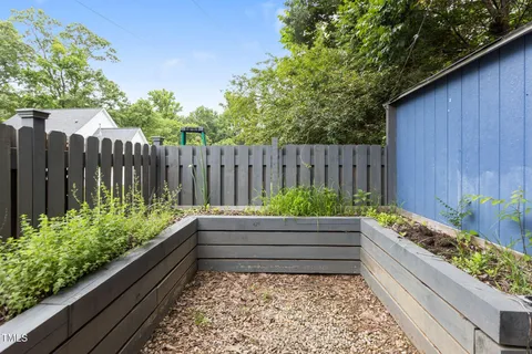 a picture of a bench in front of door