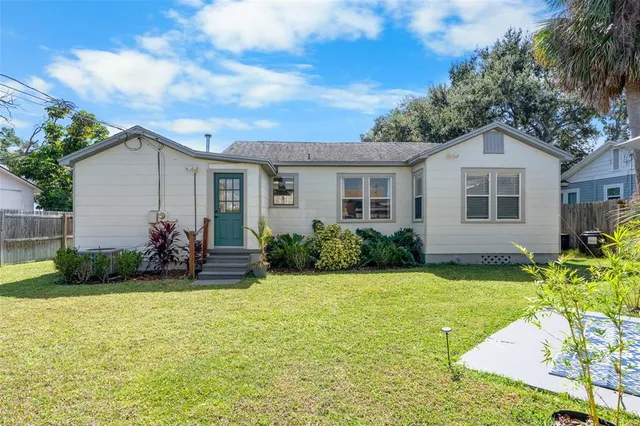 a view of a house with a patio