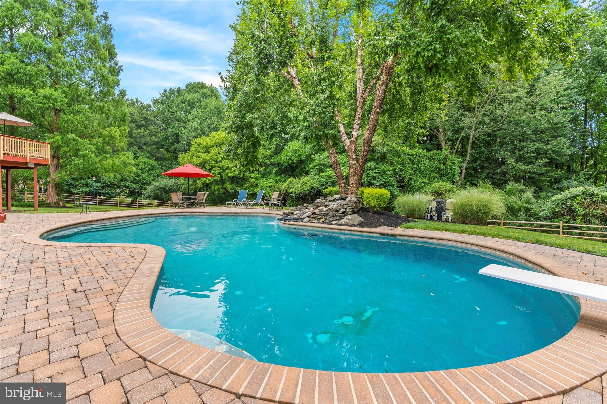 204 Fern Ridge Landenberg, PA 19350 - Photo 65 of 81 Pool View From the Driveway Side