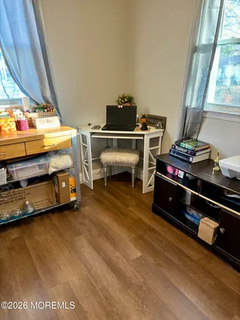 a room with storage and utility