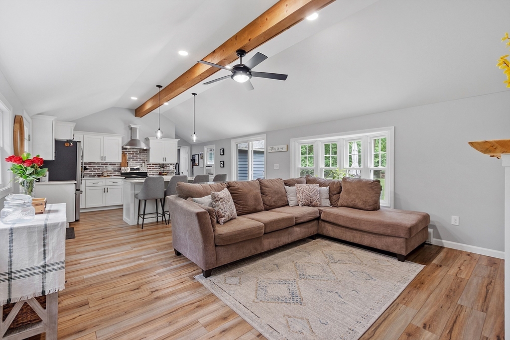 96 Willard Road Ashburnham, MA 01430 - Photo 11 of 30 a living room with furniture and kitchen view