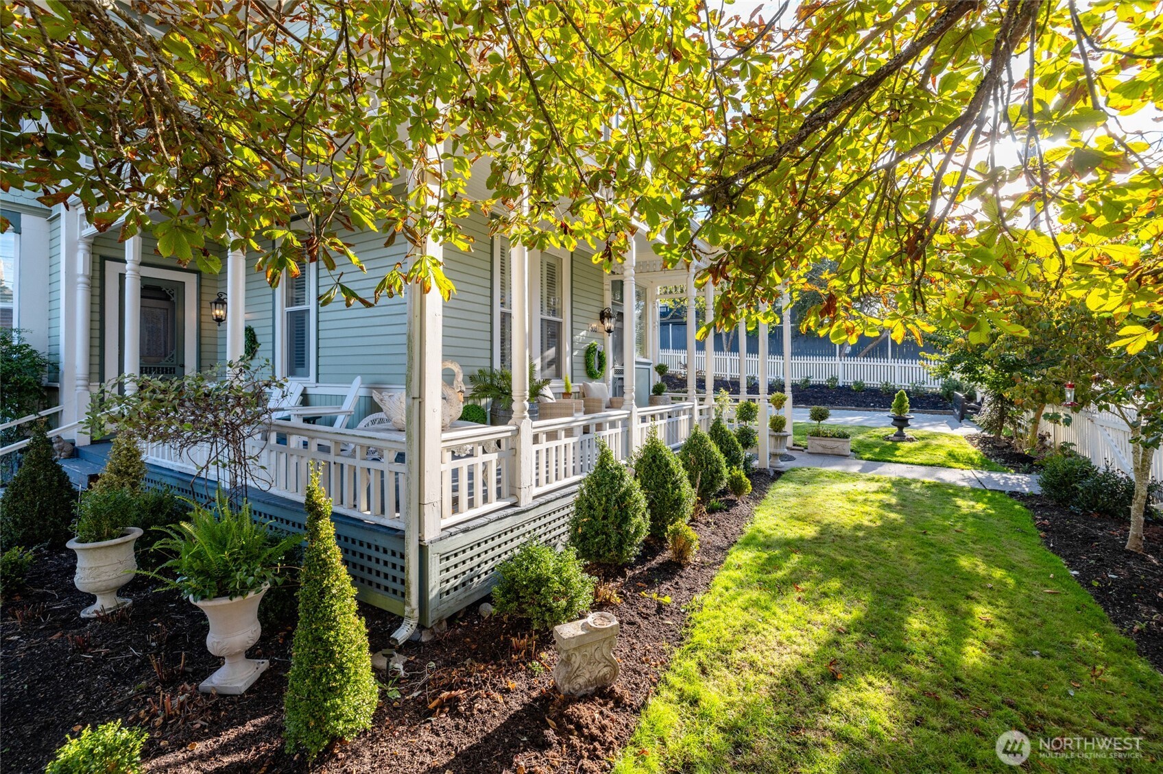 303 Benton Street La Conner, WA 98257 - Photo 40 of 40 a view of a house with a yard