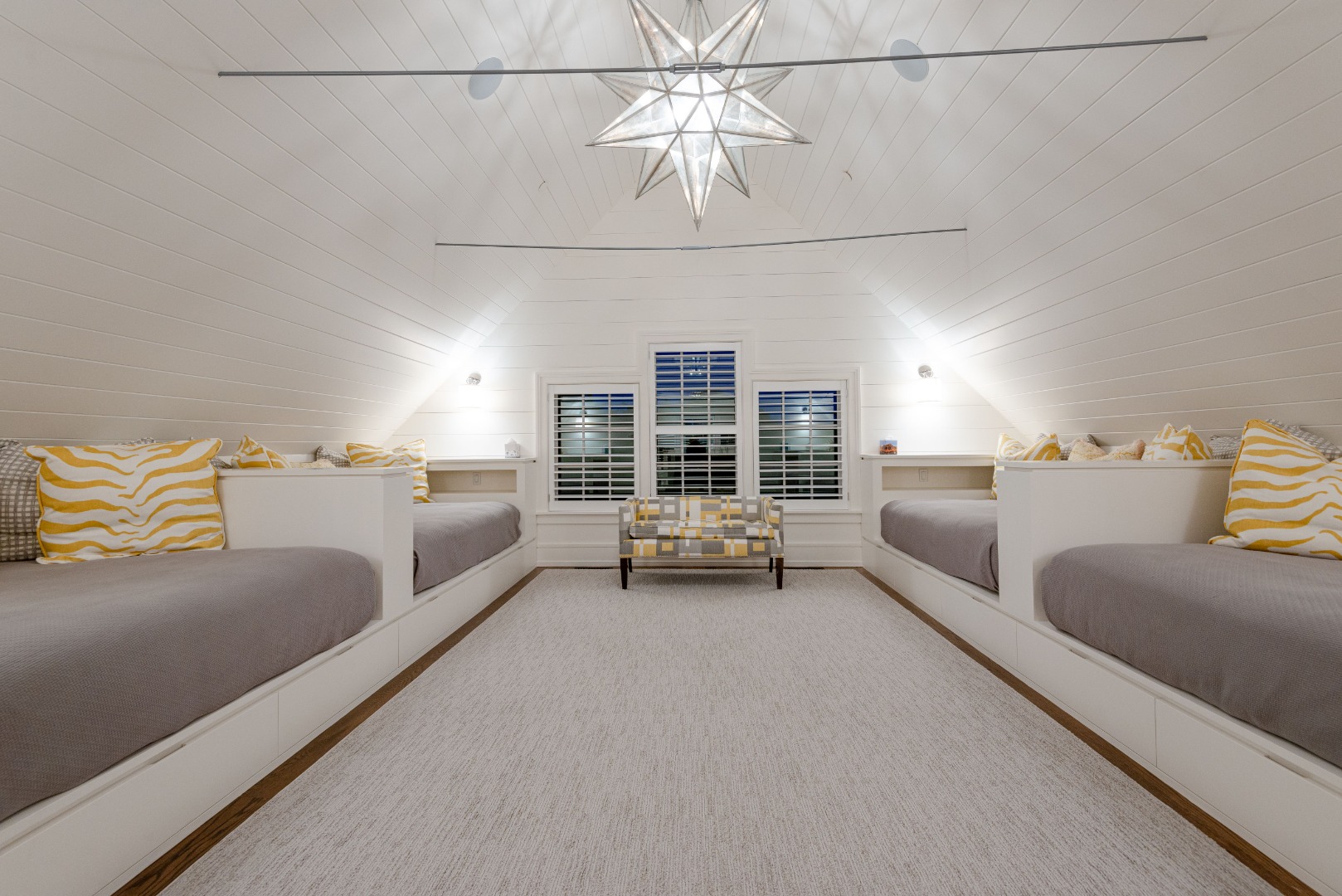183 Polpis Road Nantucket, MA 02554 - Photo 53 of 62 a living room with furniture and a chandelier