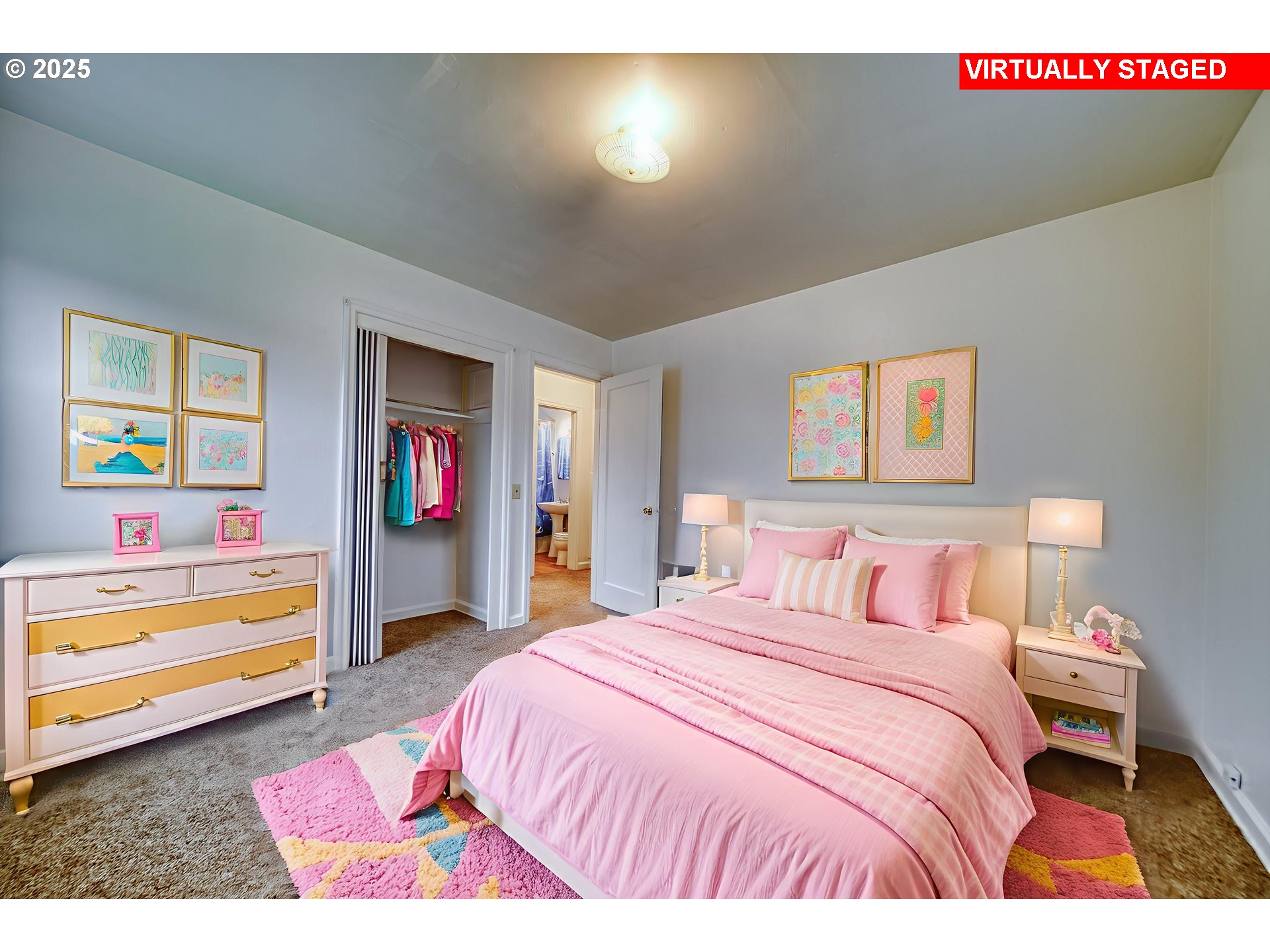 1924 Tualatin Street St. Helens, OR 97051 - Photo 7 of 27 a bedroom with a bed and dresser