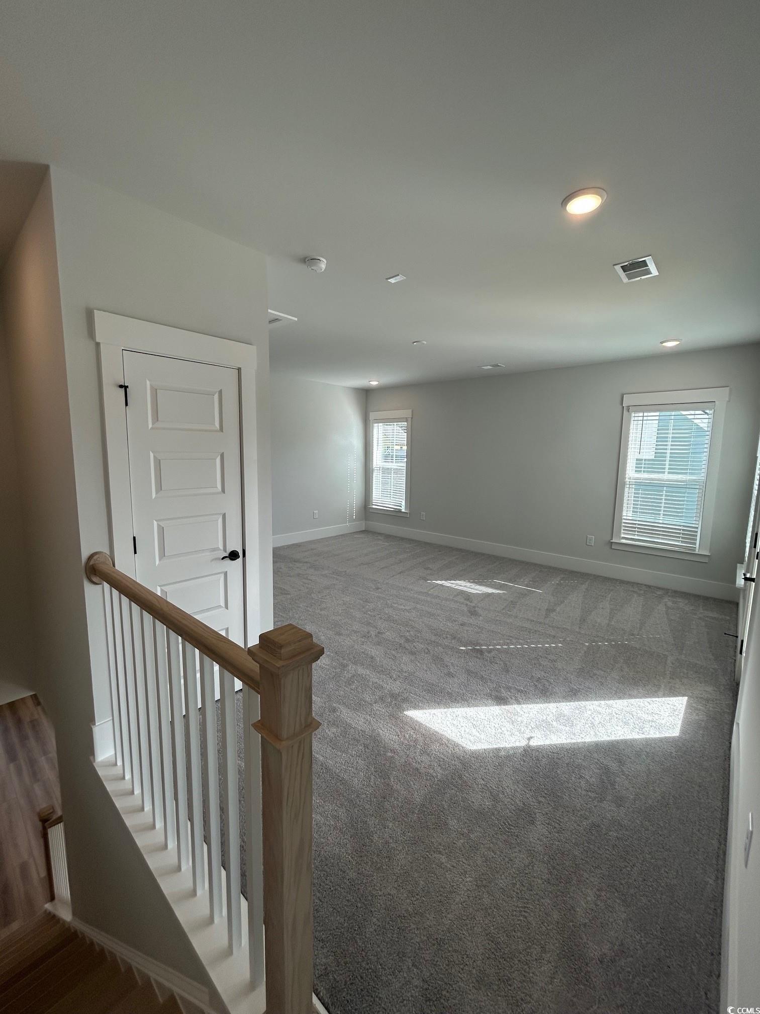 622 Braselton Lane Myrtle Beach, SC 29588 - Photo 10 of 15 Carpeted spare room with visible vents, baseboards, and recessed lighting