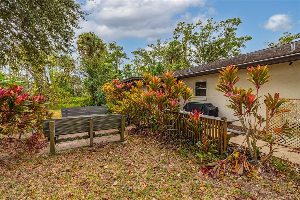 3221 Lime Tree Drive Edgewater, FL 32141 - Photo 6 of 28 a backyard of a house with table and chairs