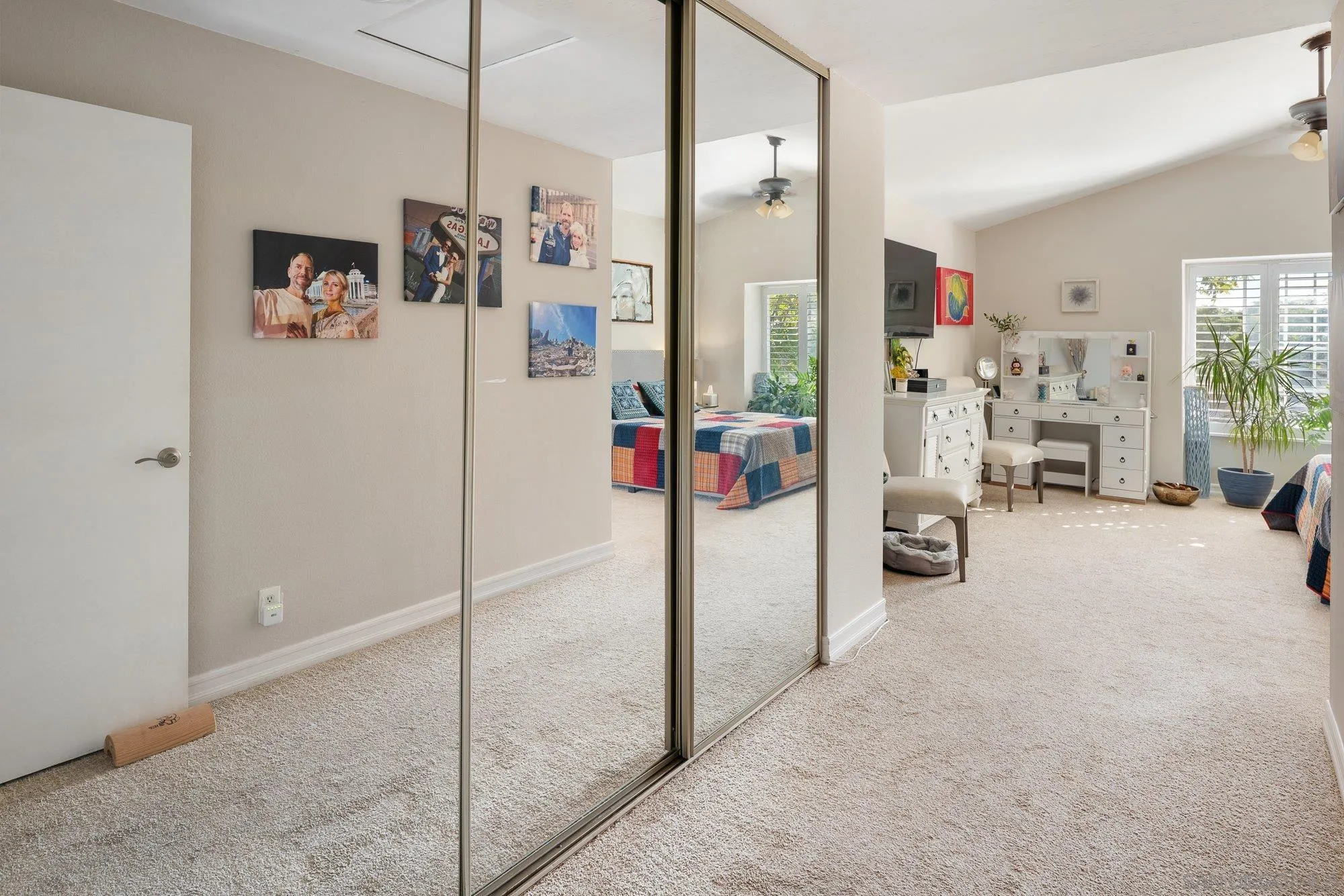 3598 Old Cobble Road San Diego, CA 92111 - Photo 24 of 42 a view of a livingroom with wooden floor and a flat screen tv