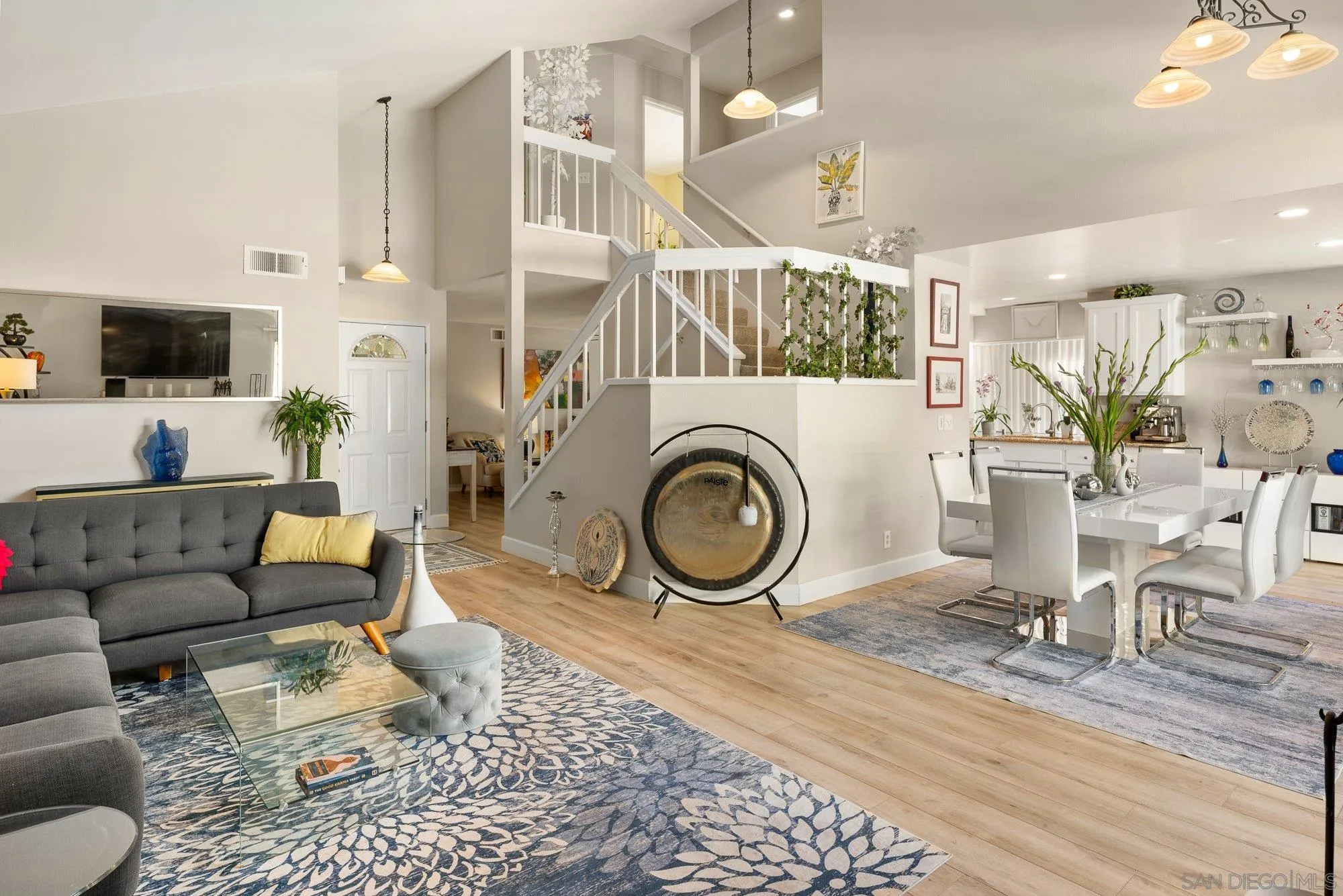 3598 Old Cobble Road San Diego, CA 92111 - Photo 9 of 42 a living room with furniture and a flat screen tv