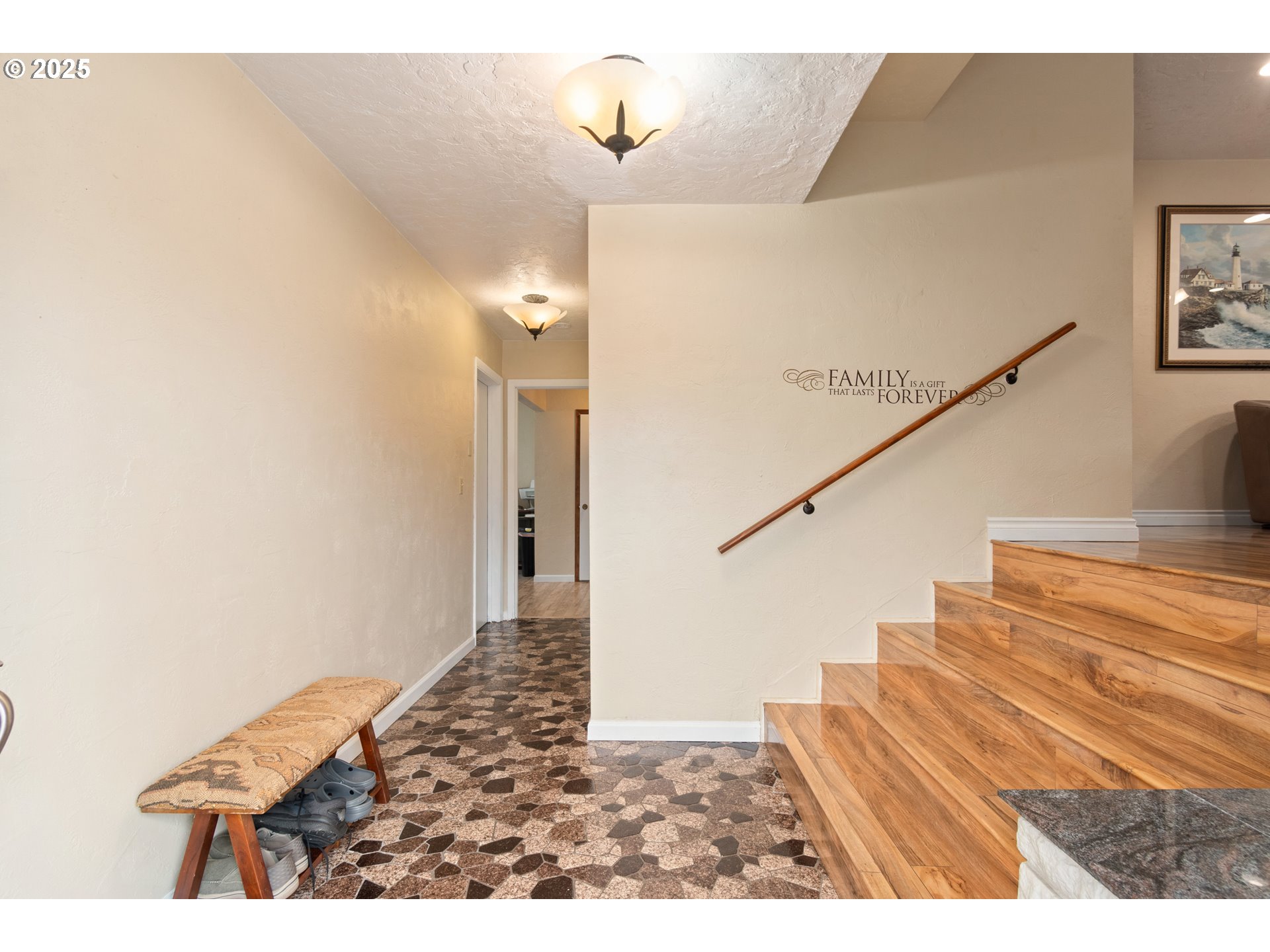 2746 Harlow Road Eugene, OR 97401 - Photo 2 of 22 a view of entryway and hall with wooden floor