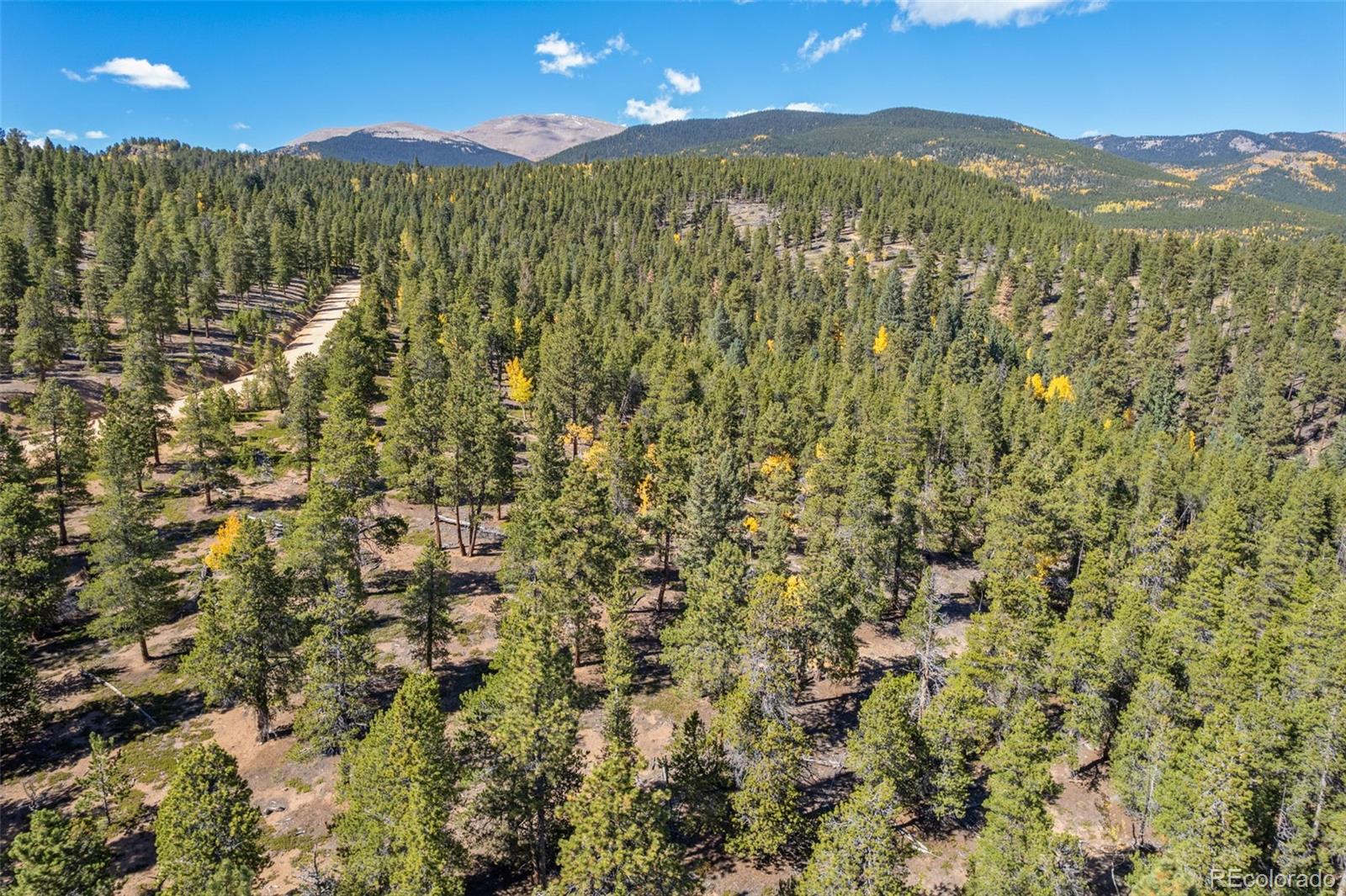 1001 Royal Ridge Drive Bailey, CO 80421 - Photo 16 of 25 a view of a city with mountains in the background