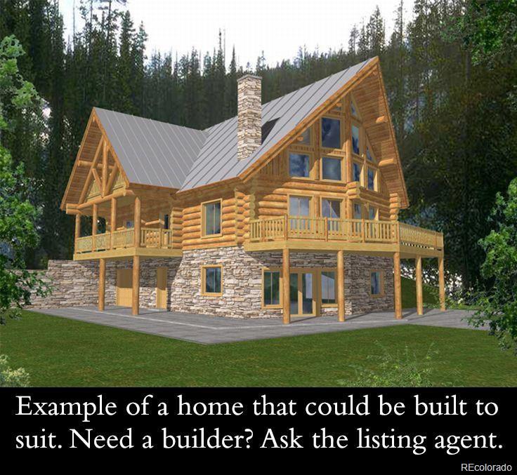 1001 Royal Ridge Drive Bailey, CO 80421 - Photo 7 of 25 a front view of a house with a garden