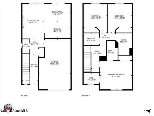 198 East Lobo Loop Hayden, ID 83835 - Photo 20 of 20 Floor Plan