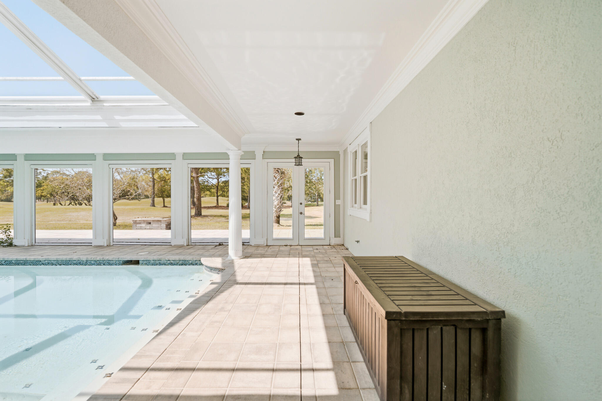 8 Weekewachee Circle Destin, FL 32541 - Photo 36 of 59 a spacious bathroom with a granite countertop window and a shower