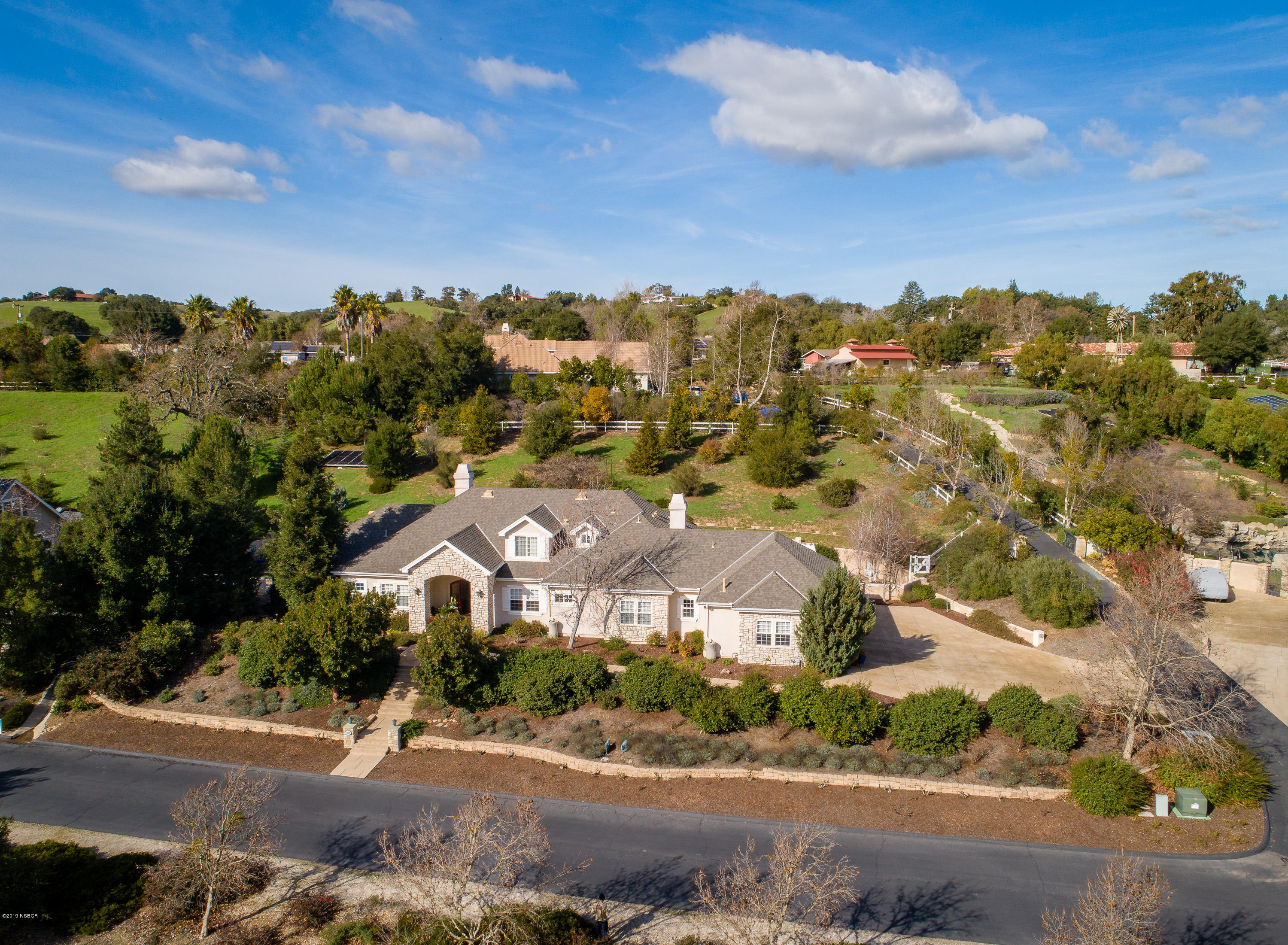 949 Old Ranch Road Solvang, CA 93463 - Photo 26 of 27 an aerial view of multiple house