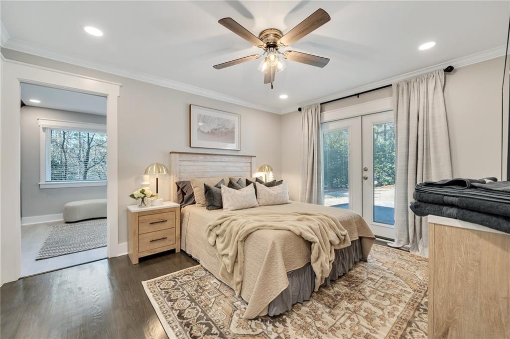 345 Pine Grove Road Roswell, GA 30075 - Photo 14 of 30 a bedroom with a large bed and a window