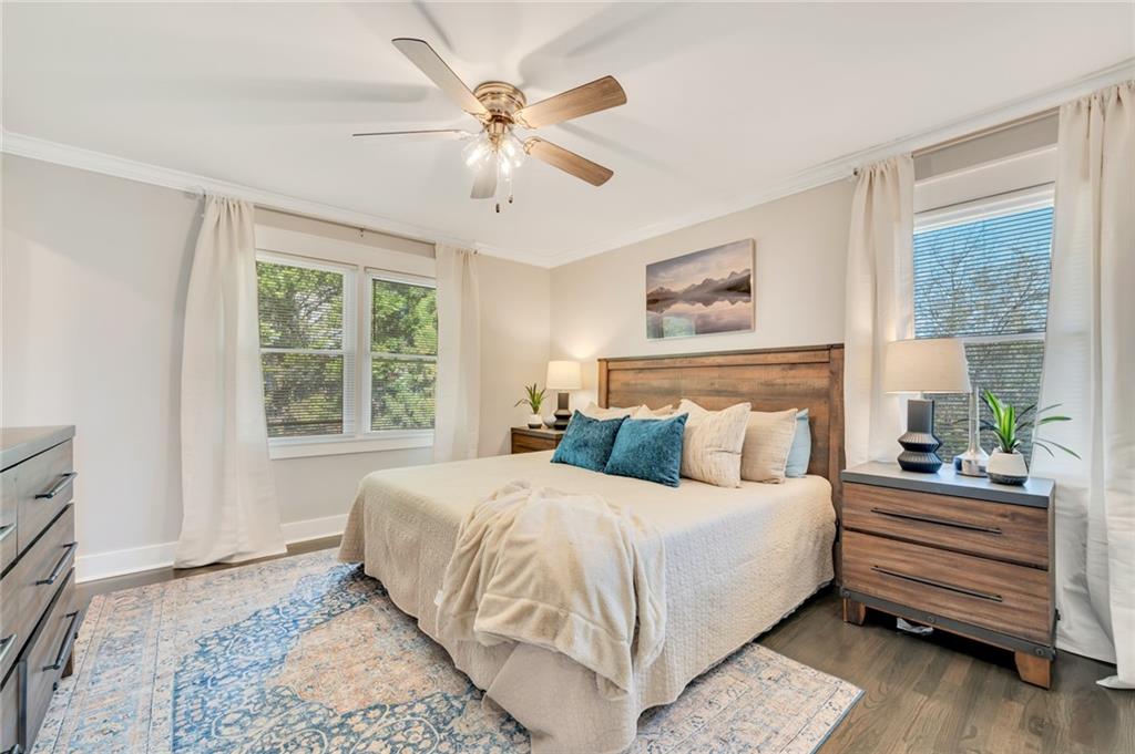 345 Pine Grove Road Roswell, GA 30075 - Photo 22 of 30 a bedroom with a bed and a window