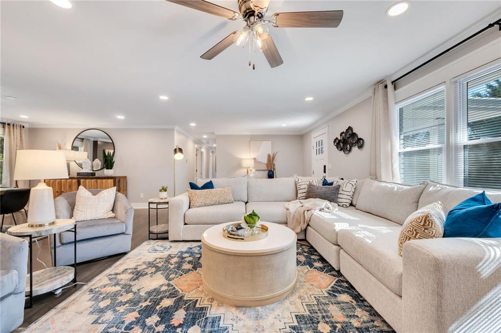 345 Pine Grove Road Roswell, GA 30075 - Photo 3 of 30 a living room with furniture and a large window