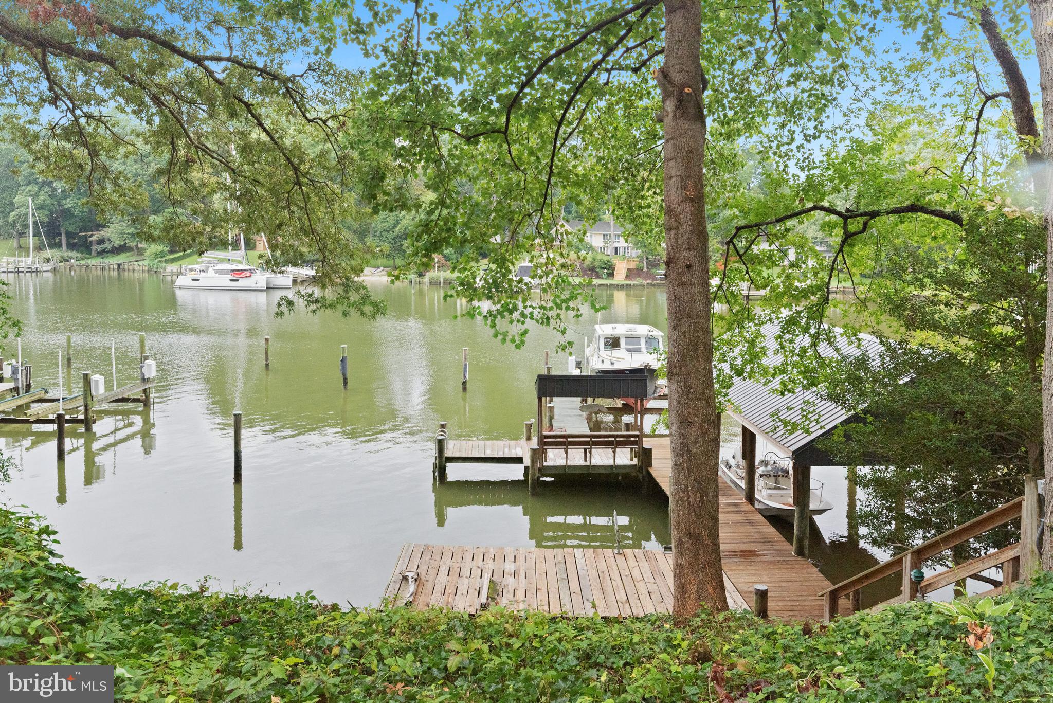 1858 Burley Road Annapolis, MD 21409 - Photo 14 of 76 a view of a lake with houses