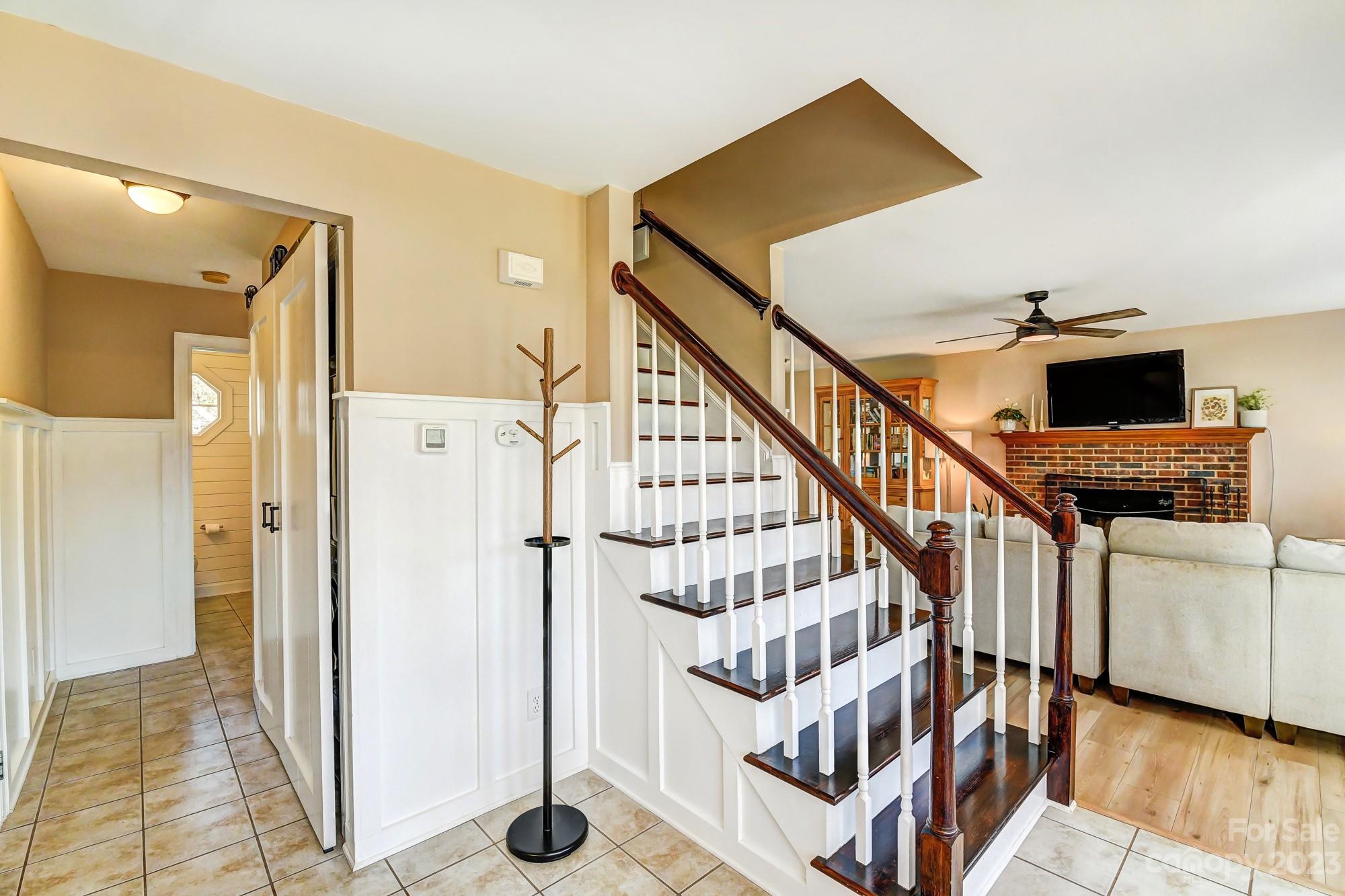 1663 Heather Glen Road Kannapolis, NC 28081 - Photo 17 of 40 a view of entryway and hall with wooden floor