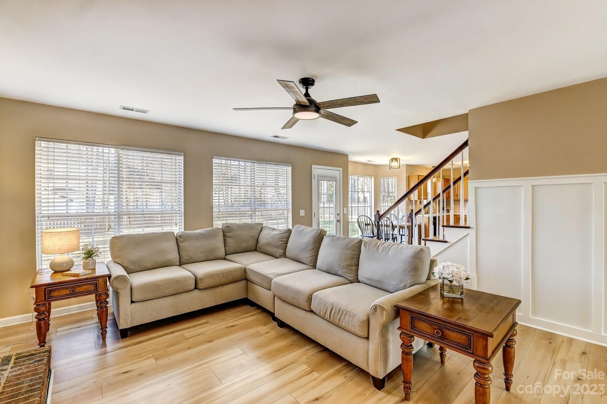 1663 Heather Glen Road Kannapolis, NC 28081 - Photo 5 of 40 a living room with furniture and a large window